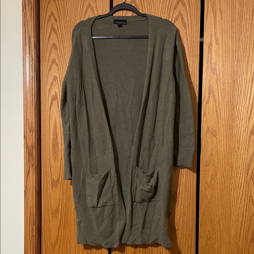 Attention Women's Green Cardigan